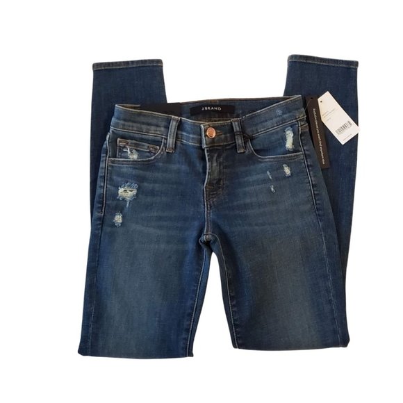 NEW J Brand Affinity Destruct Crop Jeans 23 24 26 - Picture 4 of 15